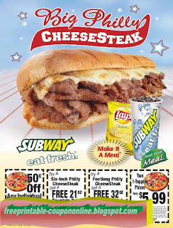 Free Printable Subway Coupons