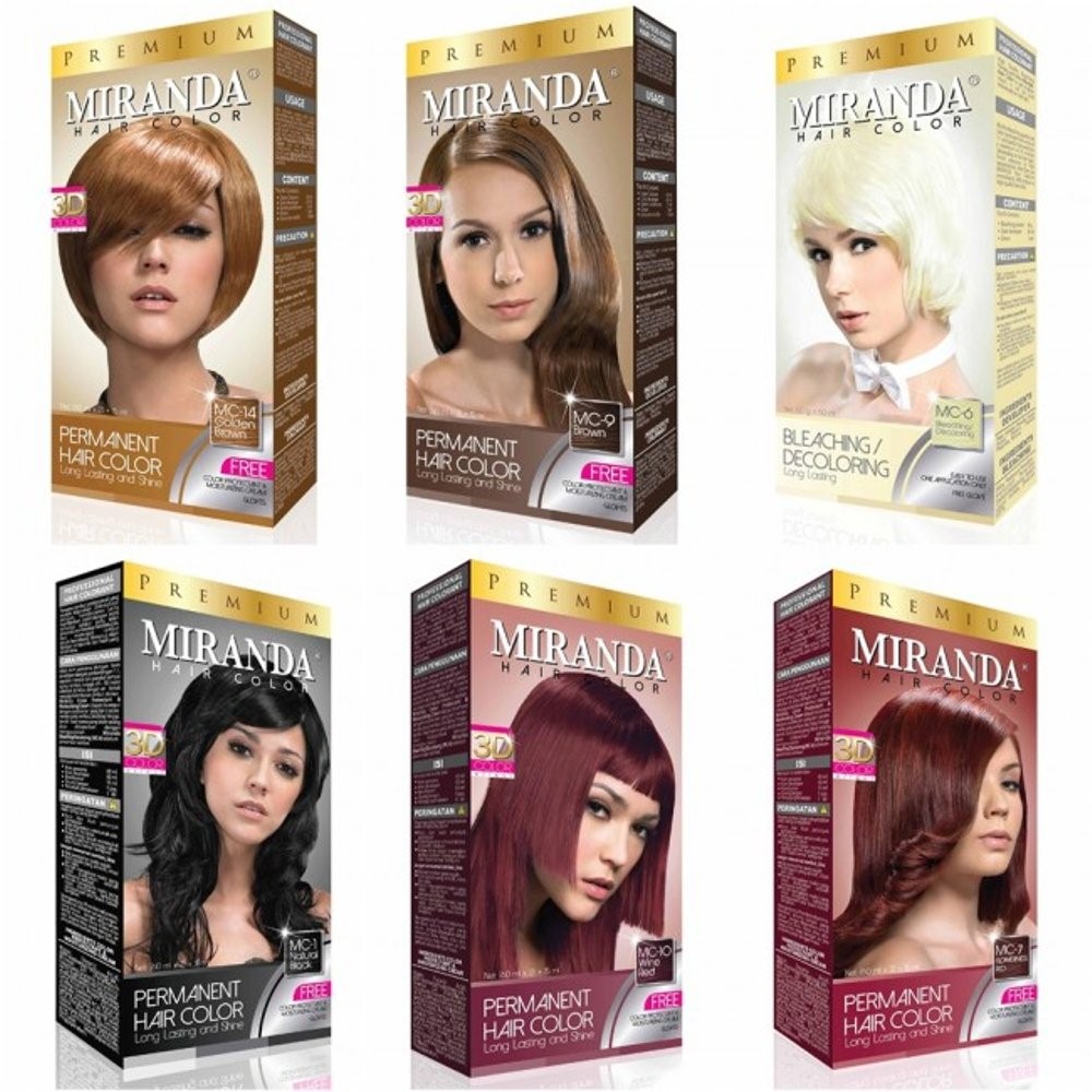 14 Varian Warna  Miranda  Hair Color Premium Rosa Bercerita