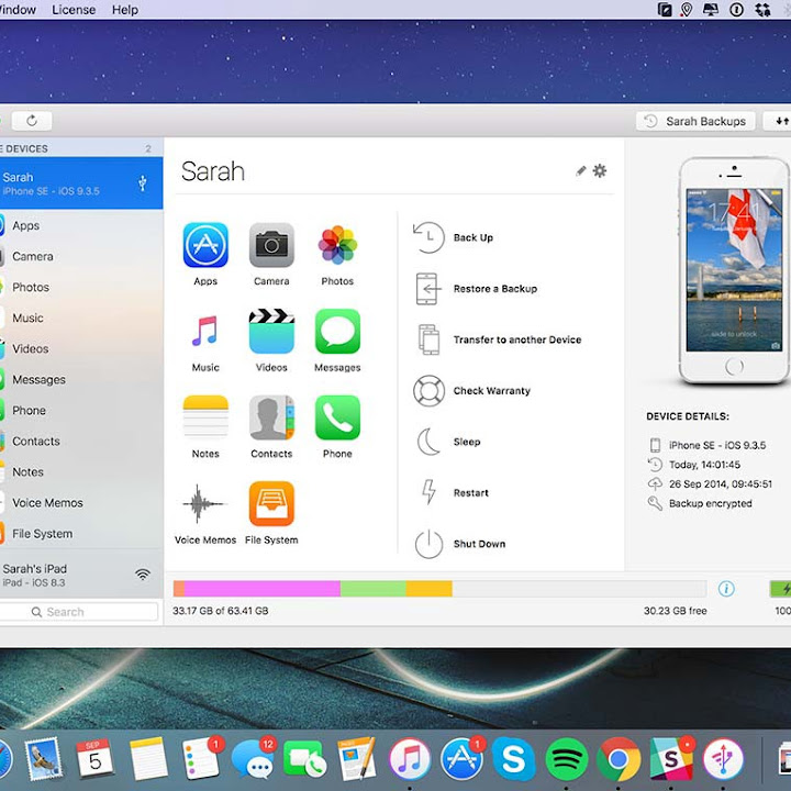 افضل برنامج موثوق به لنقل الملفات والبيانات والاحتفاظ بنسخة احتياطية من أي جهاز iPhone أو iPad أو iPod touch 