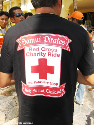 red cross. to help The Thai Red Cross