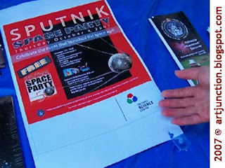 artjunction:Toronto Sputnik Space Party poster