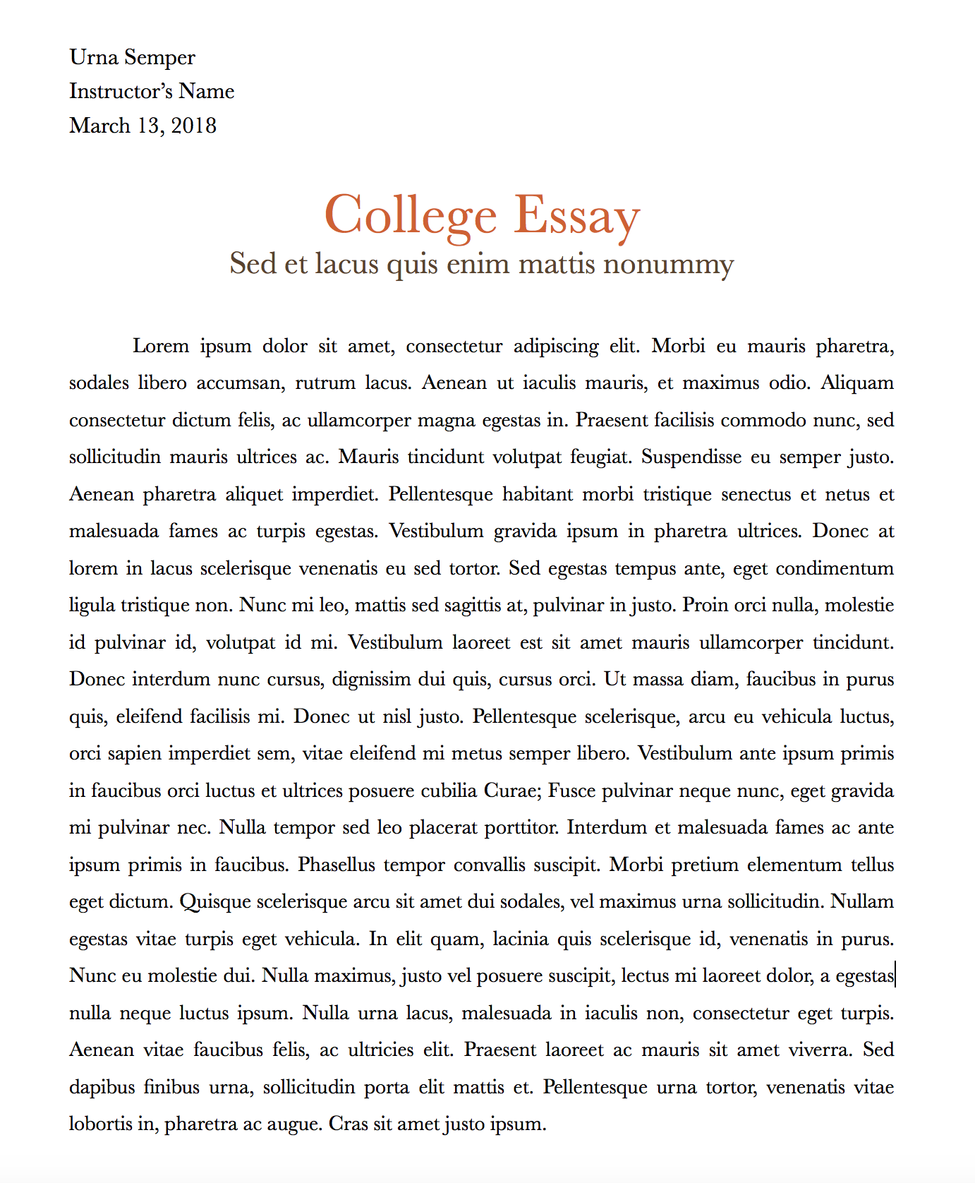 College Essay Examples Pdf - SURVIVING THE SCHOOL PROCESS ...