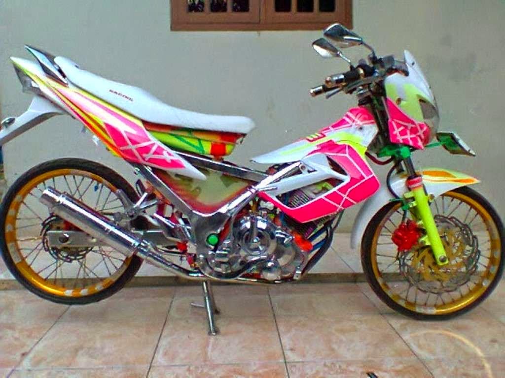 Gambar Modifikasi Motor Satria FU Paling Keren Modifikasi Motor