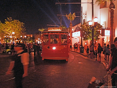 DCA Disney California Adventure Buena Vista Street Red Trolley