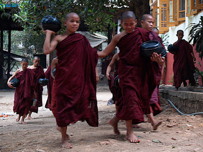 Myanmar - Yangon: Monastry close to Swal Daw Pagoda