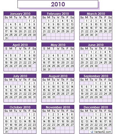 printable january 2010 calendar. calendar pro v1.1.5.1 update