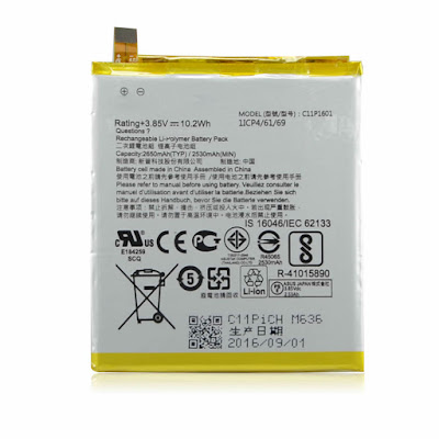 C11P1601 2650mAh bateria do Asus ZenFone 3 ZE520KL