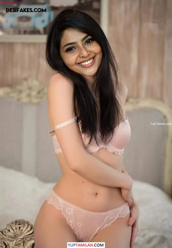 Aishwarya Lekshmi Sexy Fake Bikini and Lingerie Photos