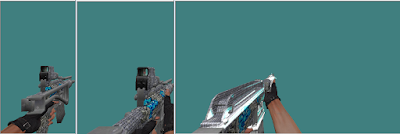 Skin Pack - Weapons Pack Blue Diamond PB Garena (CS 1.6), skins, pack