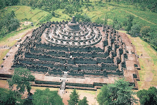 The Buddhist temple of Borobudur Indonesia