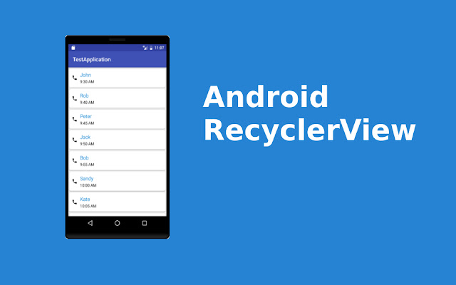 Android Recycleview with Cardview Example (List of Data in Android)