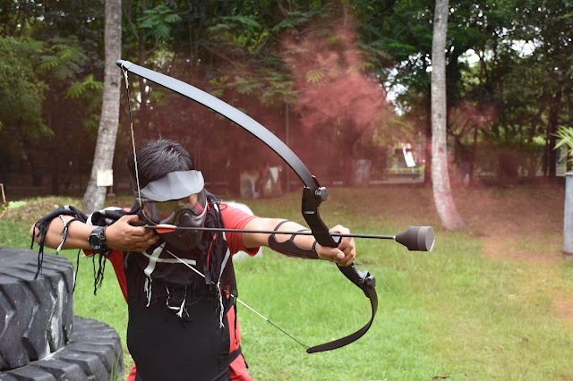 OUTBOUND SIMULASI TEMPUR | Paintball, Airsoft Gun dan Archery Batle