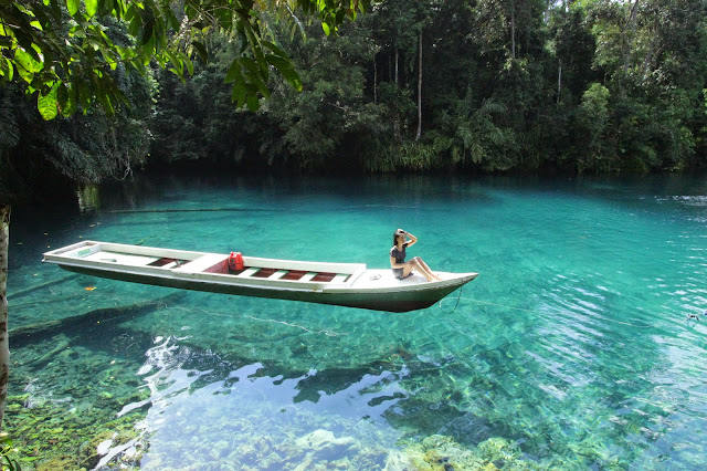  mungkin Anda sanggup mencoba wisata maritim Danau Labuan Cermin