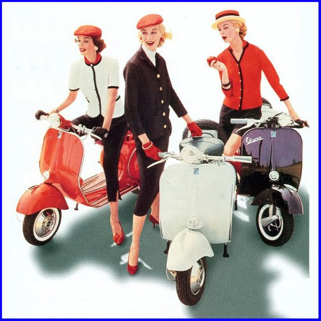 Scooter Vespa Posted by Tarkus at 0025 Labels Hat PinUp Scooter 