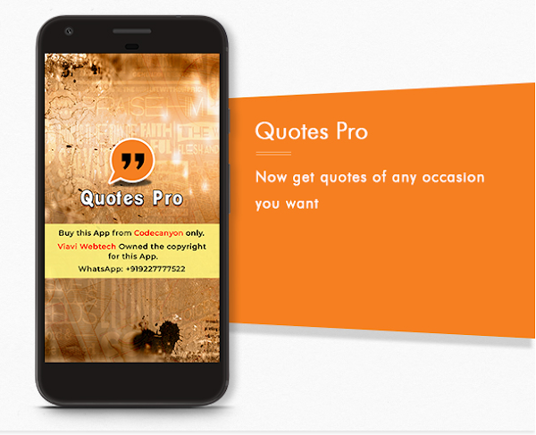 Android Quotes Pro App (Authors, Categories) v1.2.1