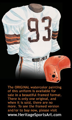 Cleveland Browns 1950 uniform