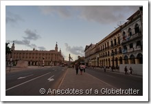 Looking down Prado