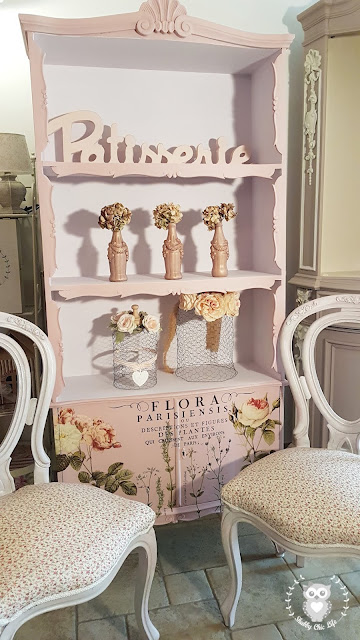 transfer, iod, arredamento, casa, decora facile, shabby chic, libreria, soggiorno