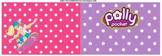 Polly Pocket in Pink and Purple Free Party Printable.