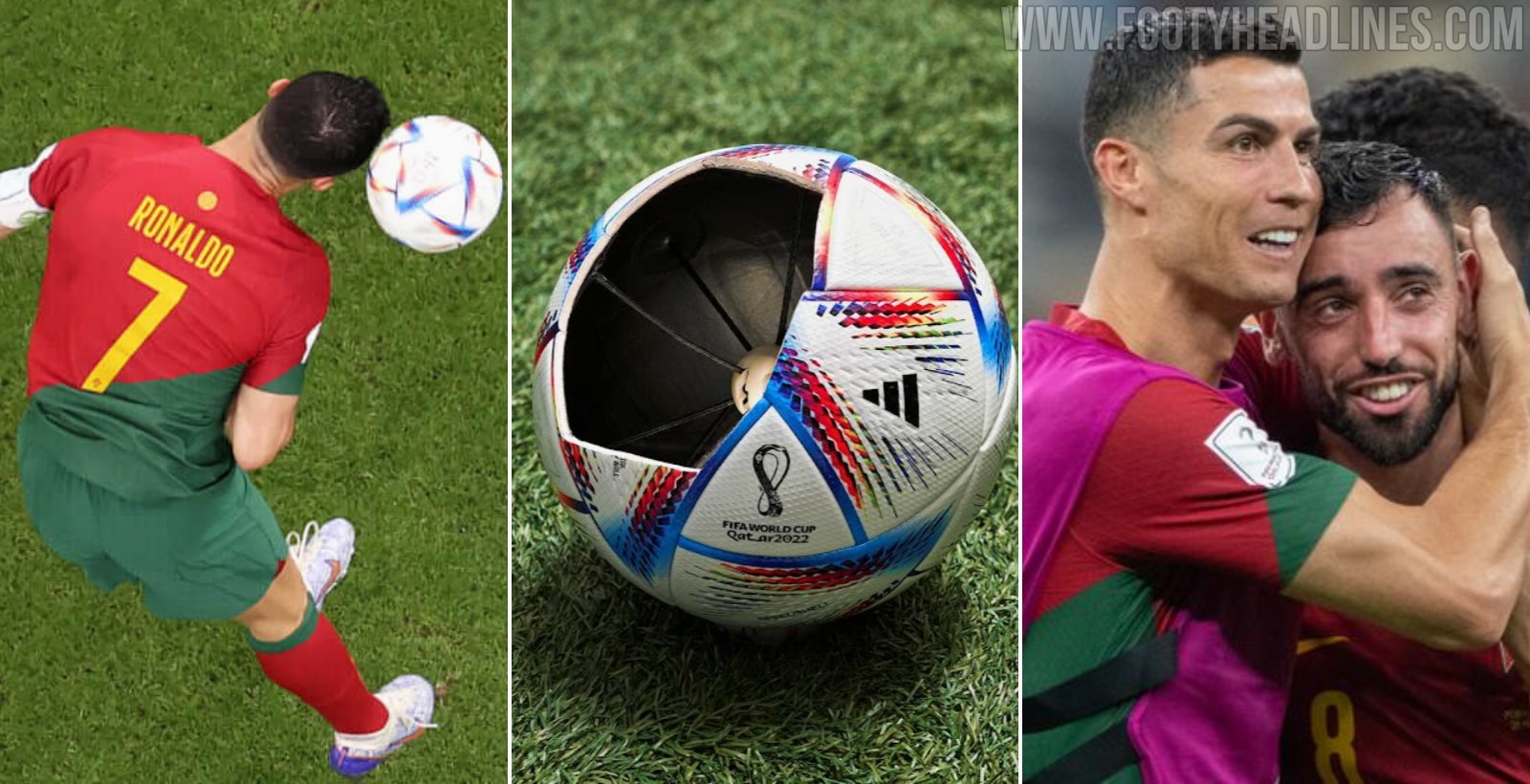 global Tratado Pies suaves Adidas In-Ball Technology Denies Ronaldo Goal, Awards it to Bruno Fernandes  - Footy Headlines