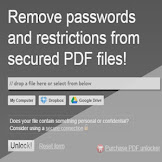 Cara Paling Jitu Membuka / Menghilangkan Password File PDF Secara Online