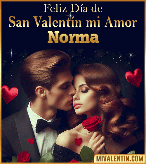 Tarjetas Feliz día de San Valentin Norma