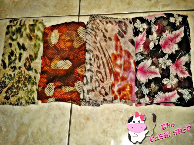 Koleksi Hijab Chiffon Motif The Cabig Shop Rp. 35.000,00 an / pcs.