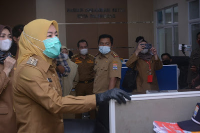 Wawako Palembang Lakukan Sidak Dihari Pertama Masuk Kerja Setelah Libur Lebaran