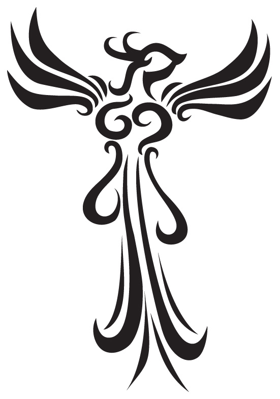 Phoenix Tribal Tattoos Designs Tattoo Black Phoenix