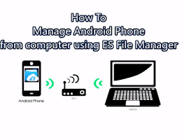 How to manage android  phone from the computer?