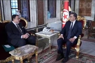 السفير المصري بتونس يلتقي رئيس مجلس نواب الشعب التونسي