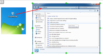 pengaturan pada windows 7 menggunakan godmode
