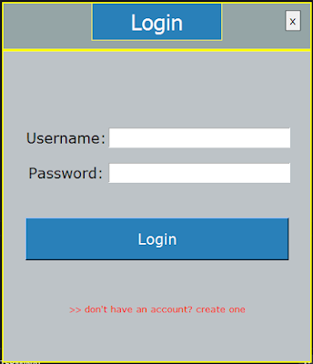 python login form design using tkinter