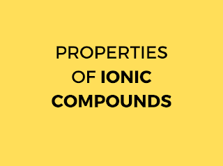 properties of ionic compounds