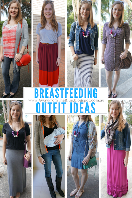 what to wear when breastfeeding ultimate guide with outfit ideas | away from the blue blog