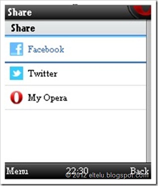 Cara Berbagi Tautan Dengan Melalui Opera Mini