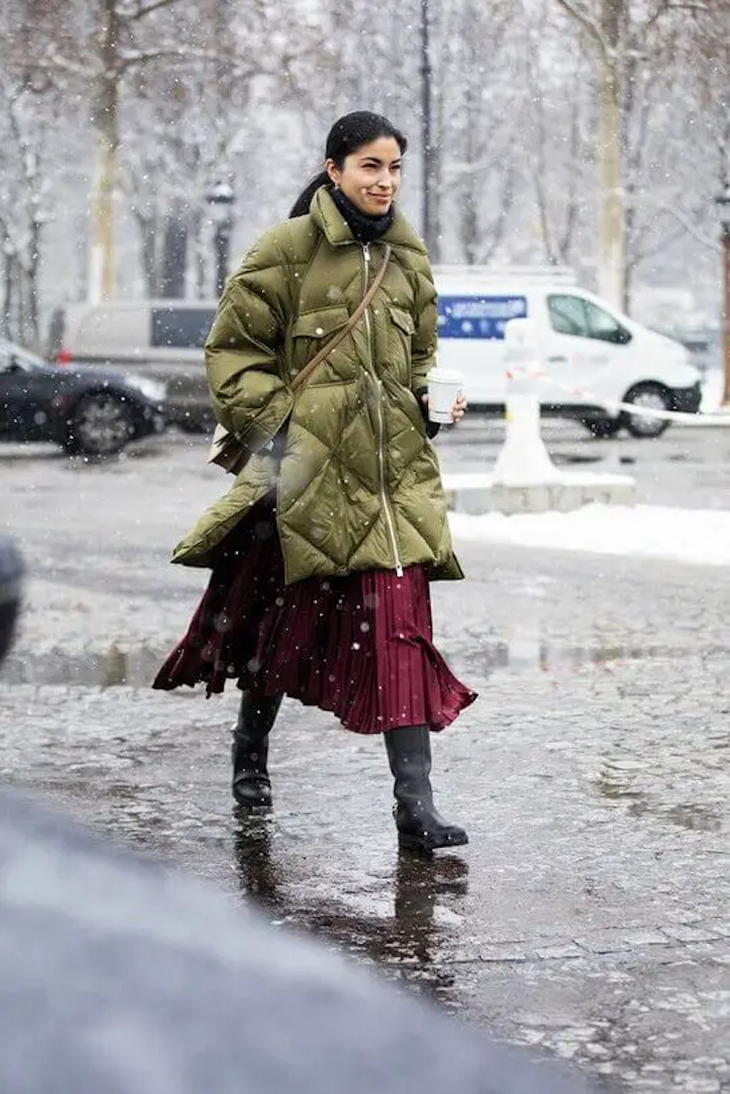 Street Style, Style Inspiration, Down Coat Style, Winter Street Style, I'd Wear That, Puffer Jacket Style
