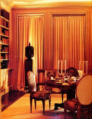 Bill Blass Apartment. an unexpected print on the