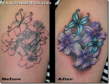 Star Tattoo Cover Ups