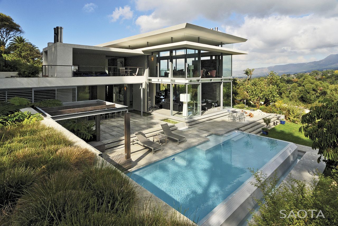 Modern Villa: Montrose House by SAOTA, Cape Town, South Africa  Architecture  Architecture Design