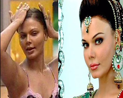 Rakhi Sawant without makeup