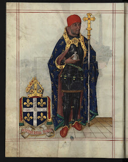 Fólio 38v: Arcebispo de Laon, duque.