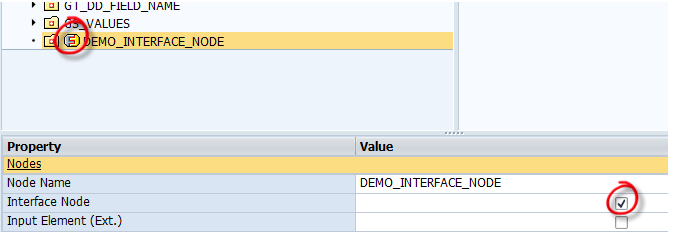 Interface Node in Webdynpro ABAP