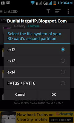 Cara Atasi Android Low Internal Memory Link2SD