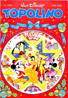 Topolino 1829 - 16 Dicembre 1990 | ISSN 1120-611X | CBR 215 dpi | Settimanale | Fumetti Classici | Universo Disney
Numero volumi : IN CORSO
Topolino apparve in Italia il 30 marzo 1930, quando sul n.13 del settimanale torinese Illustrazione del Popolo, diretto da Lorenzo Gigli, fu pubblicata la prima striscia disegnata da Ub Iwerks e intitolata Le avventure di Topolino nella giungla. Due anni dopo si ha il primo libro illustrato italiano con le sue immagini: Sua Altezza Reale il Principe Codarello e, poco più tardi, il 31 dicembre 1932, esce il primo numero di Topolino in formato giornale, edito da Nerbini.
Sulla falsariga del celebre Corriere dei Piccoli, anche Topolino si presentava ai lettori con periodicità settimanale e si apriva con una breve storia in cui le didascalie sono scritte in rima e realizzata da Giove Toppi, che divenne quindi il primo autore Disney italiano. Sul settimanale della Nerbini, comunque, trovano spazio soprattutto le strisce e le tavole realizzate da Floyd Gottfredson. In queste storie vengono anche introdotte delle didascalie in rima, scritte dal primo direttore della rivista, Paolo Lorenzini (detto Collodi Nipote in quanto nipote di Carlo Collodi), e viene anche assegnato il nome definitivo alla spalla di Topolino, ovvero quel Pippo un po' lunatico e un po' svampito che sui libri della Salani veniva ancora chiamato Medoro.
Nerbini non si era assicurato correttamente i diritti di pubblicazione: quando aveva varato la sua rivista, infatti, si era rivolto al Consorzio Cinematografico E.I.A., il distributore dei cortometraggi di Topolino, quando in realtà i diritti per le riviste erano stati dati in mano al giornalista Guglielmo Emanuel dallo stesso Disney. Per cui, per un paio di numeri, la testata passò da Topolino a Topo Lino, per poi riprendere la nota testata con il n.7. Il Topolino Giornale era formato da otto pagine e non conteneva solo storie a fumetti Disney ma anche storie non-Disney che anzi erano di solito la maggioranza delle storie presenti in un numero.
Il numero 137 del Topolino Giornale, dell'11 agosto 1935, segna il passaggio di consegne da Nerbini alla Mondadori. Il fascismo, tuttavia, causò dei problemi al giornale. Dal 1938, il Min.Cul.Pop. (Ministero della Cultura Popolare) impone alla stampa di non editare più i protagonisti del fumetto popolare americano. Il solo Topolino è risparmiato, e così il suo logo e il suo personaggio possono continuare ad esistere nelle edicole italiane, ma in piena seconda guerra mondiale, a partire dal n.476 del 27 gennaio 1942, anche il settimanale è costretto a cedere alle restrizioni. Lo sostituisce Tuffolino, un ragazzetto dalle medesime caratteristiche fisiche, disegnato dal grande illustratore Pierlorenzo De Vita. Con la fine del fascismo, le avventure di Topolino poterono di nuovo essere pubblicate.
Alla fine degli anni quaranta, però, i giornali a fumetti che pubblicavano storie a puntate di non più di due tavole ad episodio erano irrimediabilmente in crisi, e così lo stesso Topolino, le cui vendite erano di gran lunga calate rispetto al periodo d'oro. Mondadori, però, non poteva rinunciare alla rivista da edicola per non perdere i ricchi diritti delle pubblicazioni da libreria, così decise un doloroso ma necessario cambio di formato e periodicità. Nel 1949 nasce così il periodico a fumetti Topolino formato libretto, all'inizio con cadenza mensile, quindi quindicinale e, infine, settimanale, fino a giungere a oggi al suo sessantesimo anniversario e con oltre 3000 numeri usciti, ricchi di storie tra le più famose, con autori da Carl Barks a Romano Scarpa, da Floyd Gottfredson a Giovan Battista Carpi e così via.