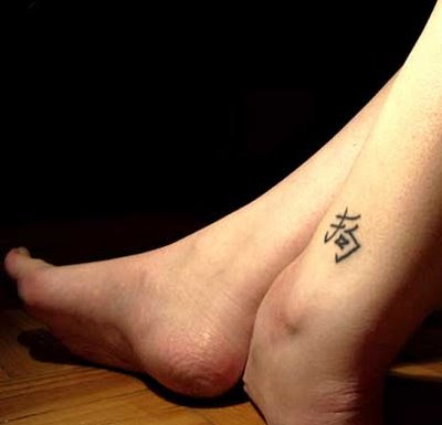 Ankle Tattoos Designs for Girls