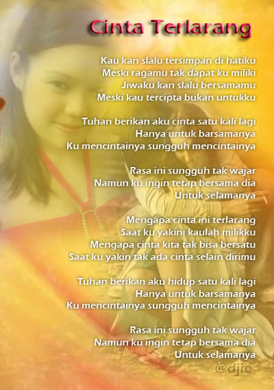 Puisi cinta kasih terlarangGoresan Hati