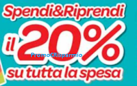 Logo Carrefour : ''Spendi & Riprendi il 20% su tutta la spesa''