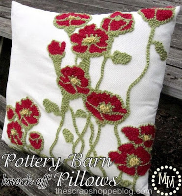 DIY Pottery Barn knock off pillows