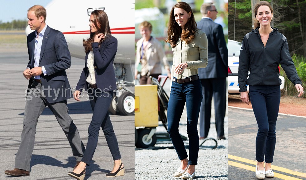 Kate Middleton Seen In JBrand Jeans